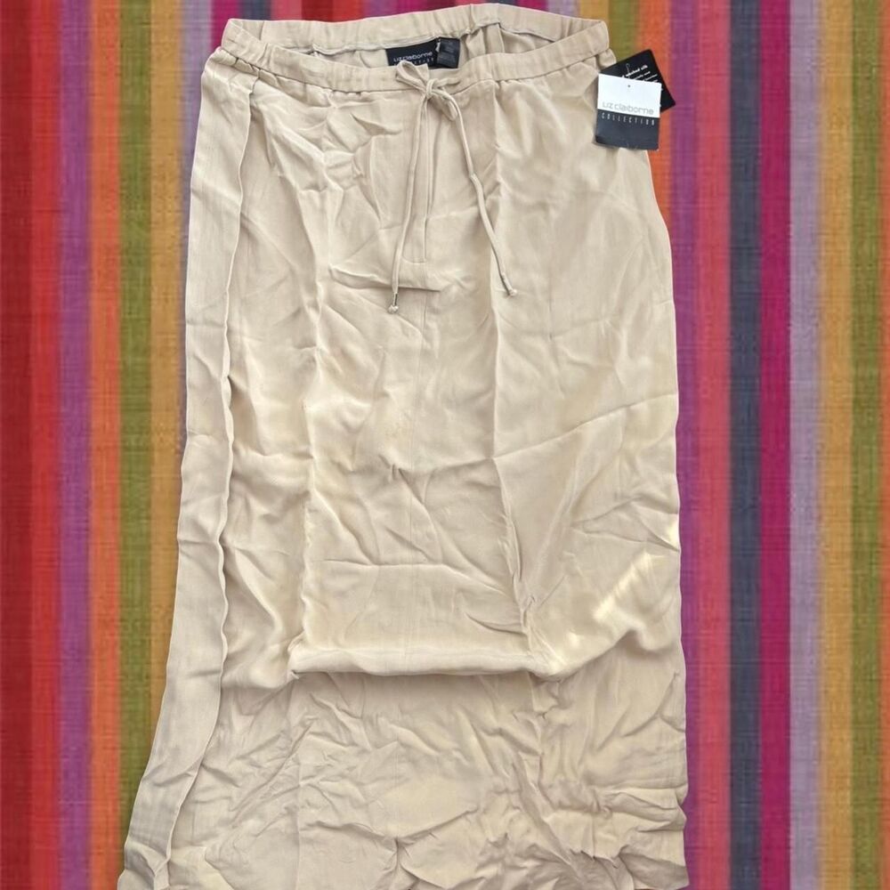 Liz-claiborne Women's Tan and Cream Skirt